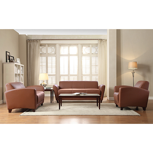 Lorell Accession Reception Sofa 34.5" x 75" x 31.1" Overall Dimension - 1 Each (LLR68946)