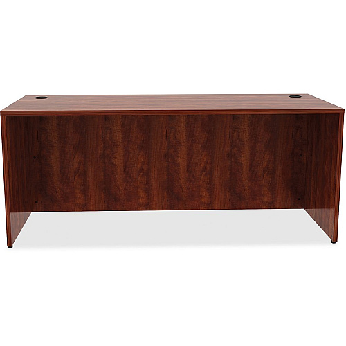 Lorell Essentials Series Rectangular Desk Shell 29.5" Height x 72" Width x 30" Depth Desk - Material: Metal - Finish: Cherry Laminate (LLR69534)