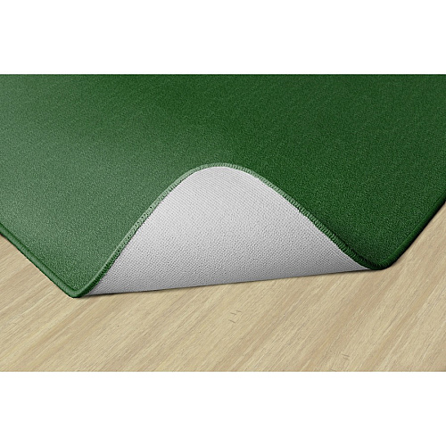 Flagship Carpets Classic Solid Color 12' Rectangle Rug Traditional - 91.20" Length x 12 ft Width - Rectangle - Clover - Nylon - 1 Each (AS44CL)