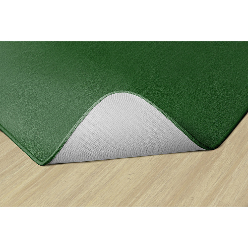 Flagship Carpets Classic Solid Color 12' Rectangle Rug Traditional - 91.20" Length x 12 ft Width - Rectangle - Clover - Nylon - 1 Each (AS44CL)