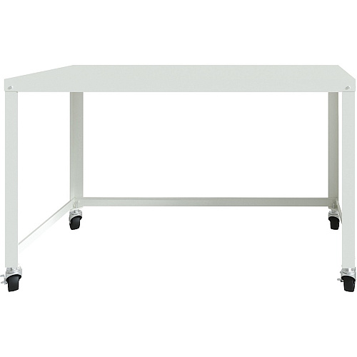 Lorell SOHO Personal Mobile Desk Rectangle Top - 48" Table Top Width x 23" Table Top Depth - 29.50" Height - Assembly Required - White - 1 Each (LLR34418)
