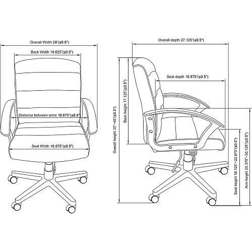 Lorell SOHO Upholstered Task Chair Black Seat Color - Fabric Seat Material - Black Back Color - Fabric Back Material - 1 Each (LLR83306)