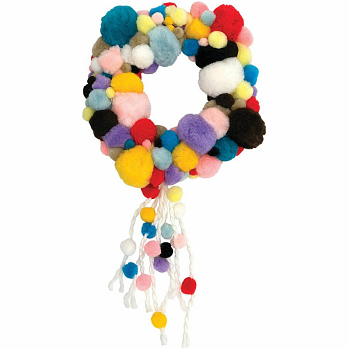 Creativity Street Pom Pons Class Pack Classroom - Recommended For 3 Year - Assorted - 300 / Pack (AC815001)