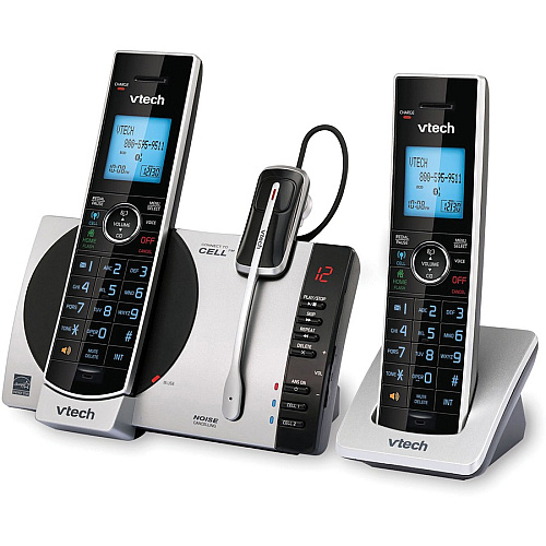 VTech Connect to Cell DS6771-3 DECT 6.0 Cordless Phone - Thumbnail 2