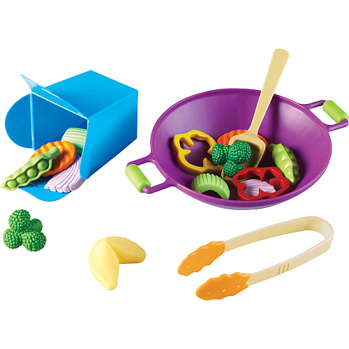 New Sprouts - Stir Fry Play Set 17 / Set - Assorted - Plastic (9264)