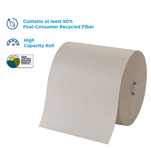 Pacific Blue&reg; Ultra Hardwound Paper Towels, Brown, 1,150-ft, 3 Rolls (26496)
