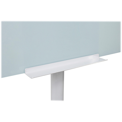 MasterVision Super Value Glass Mobile Easel 26" (2.2 ft) Width x 38.5" (3.2 ft) Height - Glass Surface - Chrome Stand - Rectangle - 1 Each (GEA4850126)