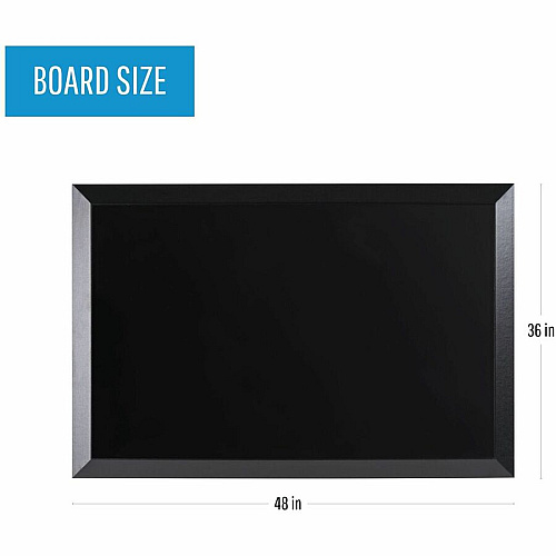 MasterVision Kamashi 4'x3' Black Wet Erase Board (MM14151620)