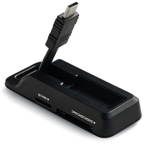 Verbatim USB-C Pocket Card Reader microSD, microSDHC, microSDXC, SD, SDHC, SDXC, MultiMediaCard (MMC) - USB Type C - External1 Each (99236)