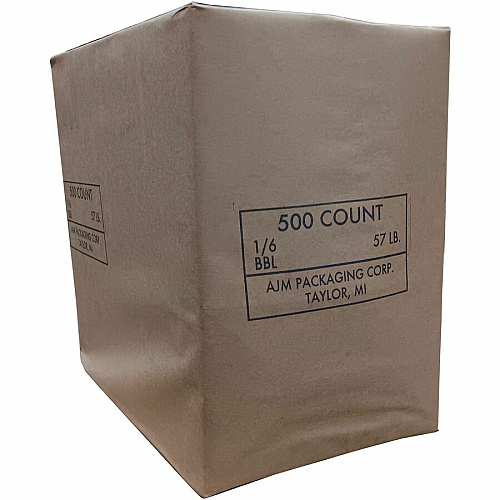 AJM Packaging Grocery Sacks 17" Length x 12" Width x 7" Depth - Kraft - Kraft - Grocery, Food - 500 / Carton (GS57NP5C)