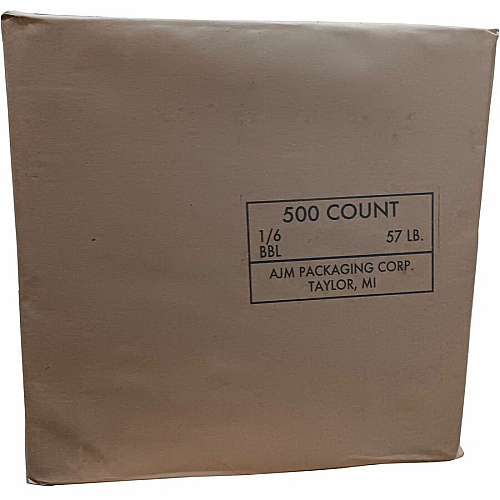 AJM Packaging Grocery Sacks 17" Length x 12" Width x 7" Depth - Kraft - Kraft - Grocery, Food - 500 / Carton (GS57NP5C)