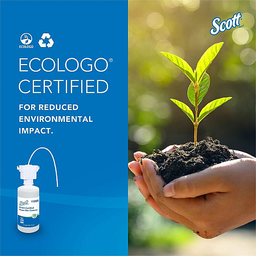 Scott Essential Green Certified Foam Skin Cleanser Foam - 1.59 quart - Applicable on Hand - Fragrance-free, Dye-free - 1 Each (11285)