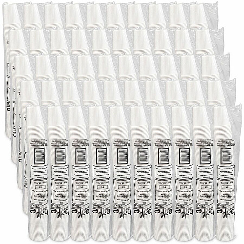 Solo 3 oz Treated Paper Water Cups 3 fl oz - White - Paper - Water - 100/Pack - 50 / Carton (442050CT)