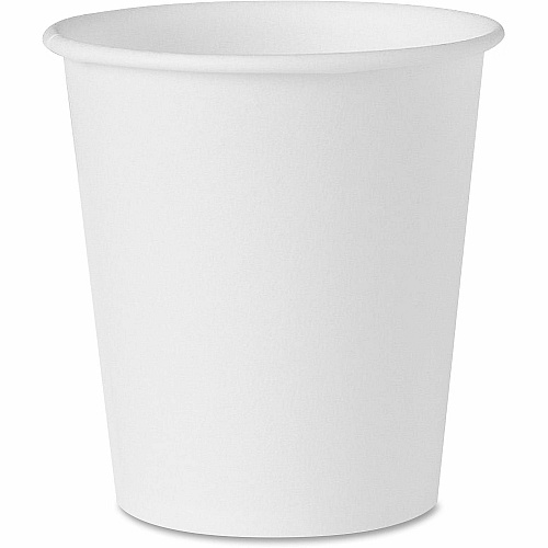 Solo 3 oz Treated Paper Water Cups 3 fl oz - White - Paper - Water - 100/Pack - 50 / Carton (442050CT)