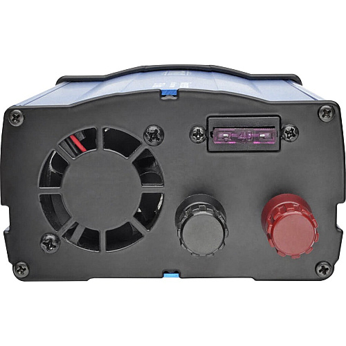 Tripp Lite by Eaton 375W PowerVerter Ultra-Compact Car Inverter with 2 AC Outlets, 2 USB Charging Ports and Battery Cables Input Voltage: 12 V DC - Output Voltage: 120 V AC - Continuous Power: 375 W (PV375USB)