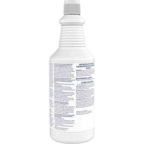 Diversey Crew Non-Acid Disinfectant Cleaner Ready-To-Use - 32 fl oz (1 quart) - Fresh Scent - Recommended For: Odor Remover - Disinfectant, Non-abrasive, Deodorize, Non-porous - Blue - 1 Each (100925283)