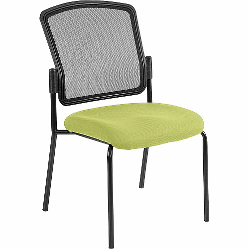 Eurotech dakota 2 Stackable Apple Green Seat Color - Vinyl Seat Material - Four-legged Base - Dillon Apple Green - 2 / Carton (7014009)