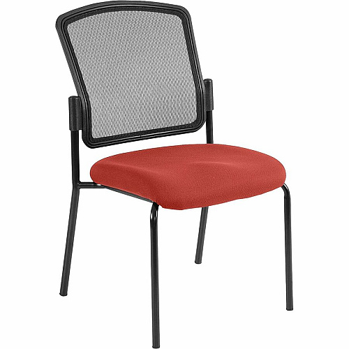 Eurotech dakota 2 Stackable Red Rock Seat Color - Vinyl Seat Material - Four-legged Base - Canyon Red Rock - 2 / Carton (7014075)