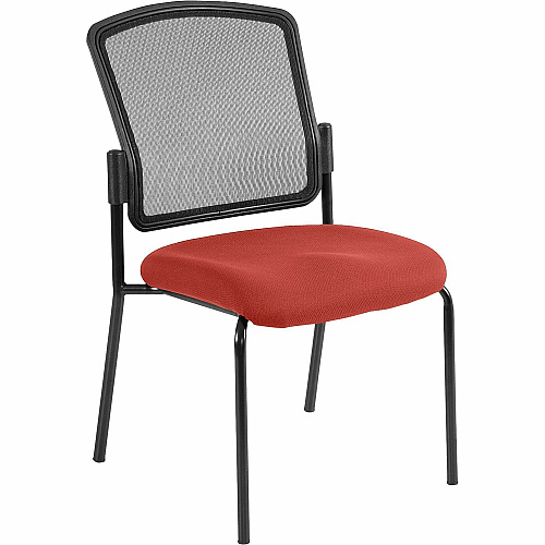 Eurotech dakota 2 Stackable Red Rock Seat Color - Vinyl Seat Material - Four-legged Base - Canyon Red Rock - 2 / Carton (7014075)