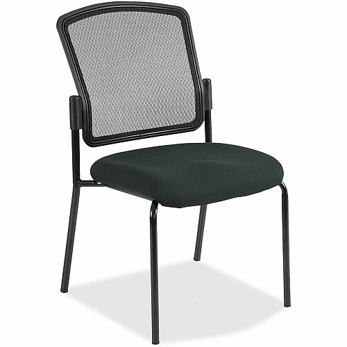 Eurotech dakota 2 Stackable Black Seat Color - Vinyl Seat Material - Four-legged Base - Dillon Black - 2 / Carton (7014076)