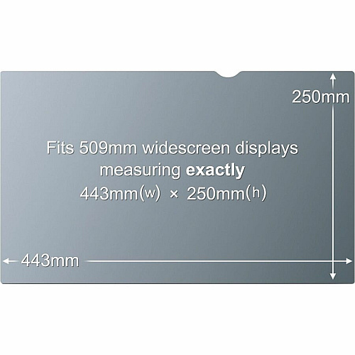3M&trade; Privacy Filter for 20in Monitor, 16:9, PF200W9B
