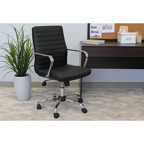 Boss Task Chair, Black Black - 1 Each (B436CCP)