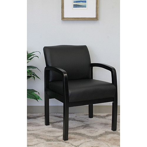 Boss Guest Chair, Black Black - 1 Each (B9580BKBK)