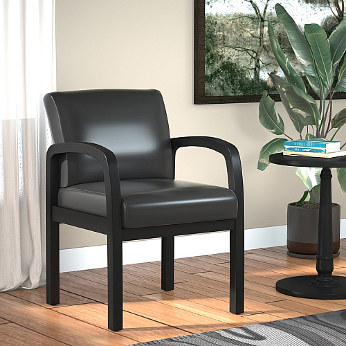 Boss Guest Chair, Black Black - 1 Each (B9580BKBK)