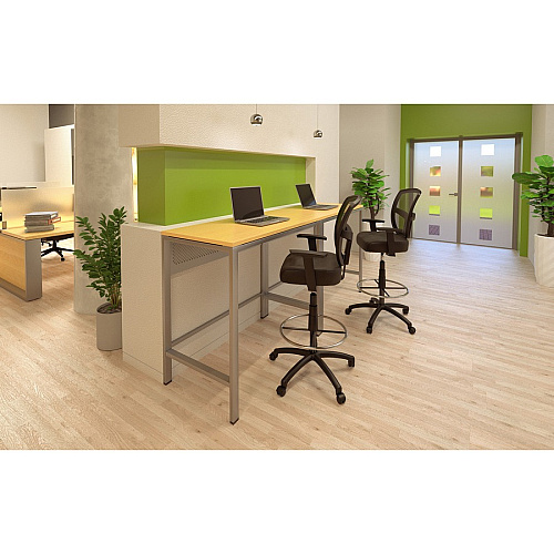 Boss Stool, Mesh, Black Black Seat Color - High Density Foam (HDF) Seat Material - Black Back Color - 5-star Base - 1 Each (B16021)