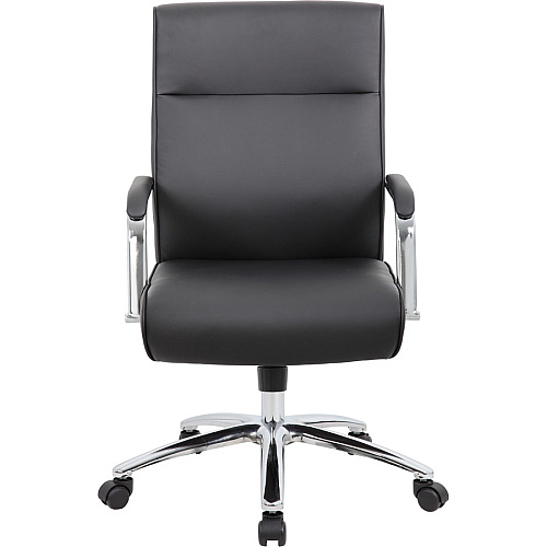 Boss Conf Chair, Black Black - 1 Each (B696CBK)