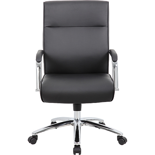 Boss Conf Chair, Black Black - 1 Each (B696CBK)