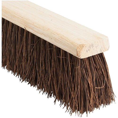 Genuine Joe 24" Push Broomhead Brown - Lacquered Wood24" Length - 1 Each (GJO99652)