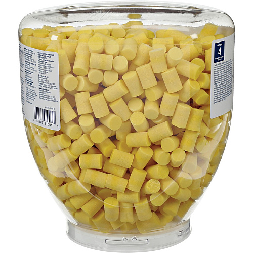3M E-A-R Classic Earplugs Medium Size - Yellow - Polyurethane Foam - 2/Pair - 500 / Bottle (3911001)