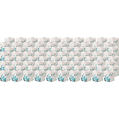 Livi® VPG Standard Toilet Paper, 2-Ply, 500 Sheets, 80 Rolls (21545)