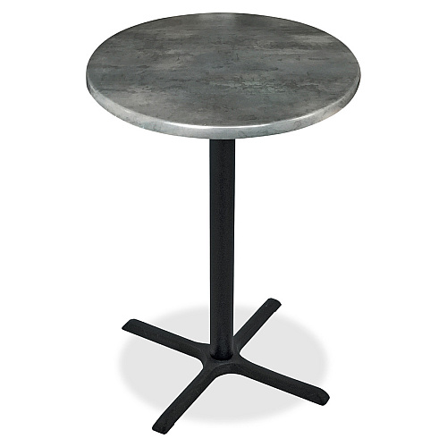 Holland Bar Stools Utility Table Top Round Top - 30" Table Top Diameter - Black Steel - 2 / Carton (OD30RBLKSTL)