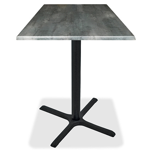 Holland Bar Stools Utility Table Top Square Top - 30" Table Top Width x 30" Table Top Depth - Black Steel - 2 / Carton (OD30SBLKSTL)