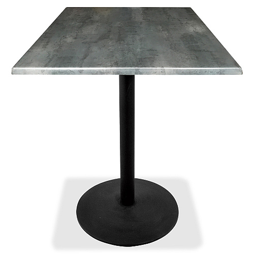 Holland Bar Stools Utility Table Top Square Top - 36" Table Top Width x 36" Table Top Depth - Black Steel - 2 / Carton (OD36SBLKSTL)