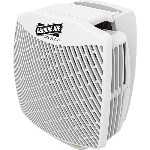 Genuine Joe Air Freshener Dispenser System 30 Day Refill Life - 6000 ft³ Coverage - 1 Each - White (GJO99659)
