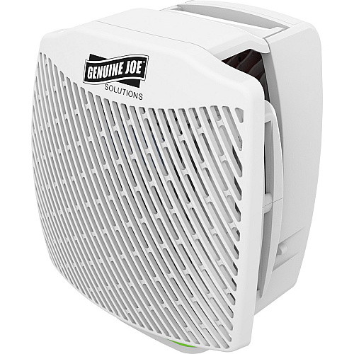 Genuine Joe Air Freshener Dispenser System 30 Day Refill Life - 6000 ft³ Coverage - 1 Each - White (GJO99659)
