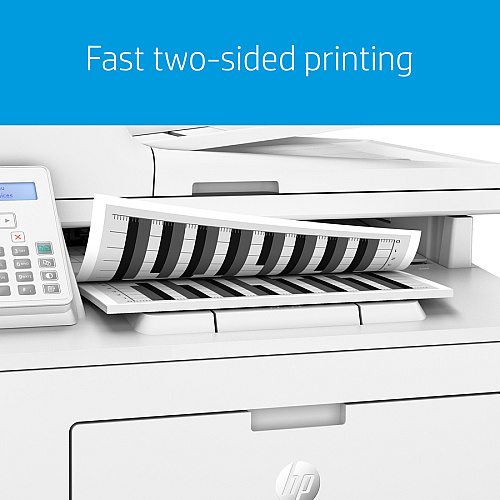 HP LaserJet Pro M227fdn Laser Multifunction Printer - Monochrome Copier/Fax/Printer/Scanner - 30 ppm Mono Print - 1200 x 1200 dpi Print - Automatic Duplex Print - Up to 30000 Pages Monthly - 250 sheets Input - Color Scanner - 1200 dpi Optical Sca (G3Q79A)