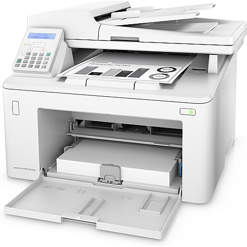 HP LaserJet Pro M227fdn Laser Multifunction Printer - Monochrome Copier/Fax/Printer/Scanner - 30 ppm Mono Print - 1200 x 1200 dpi Print - Automatic Duplex Print - Up to 30000 Pages Monthly - 250 sheets Input - Color Scanner - 1200 dpi Optical Sca (G3Q79A)