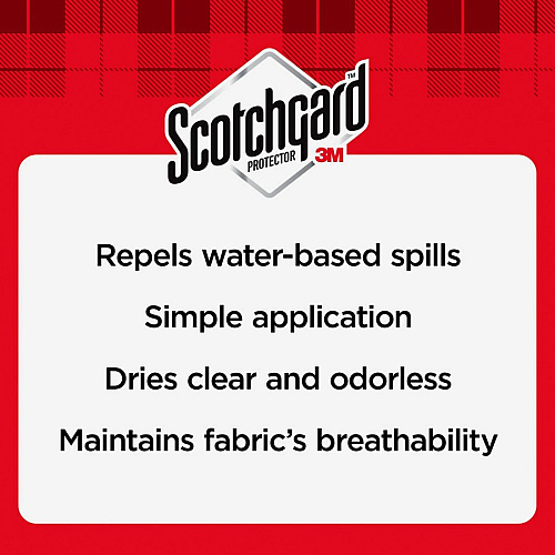 Scotchgard Fabric Water Shield For Fabric - 10 fl oz (0.3 quart) - Recommended For: Stain Remover - Odorless, Soil Resistant - Aqua - 1 Each (4106106)