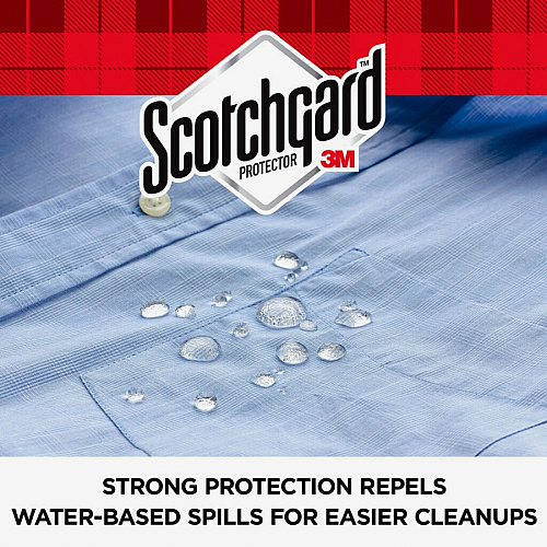 Scotchgard Fabric Water Shield For Fabric - 10 fl oz (0.3 quart) - Recommended For: Stain Remover - Odorless, Soil Resistant - Aqua - 6 / Carton (4106106CT)