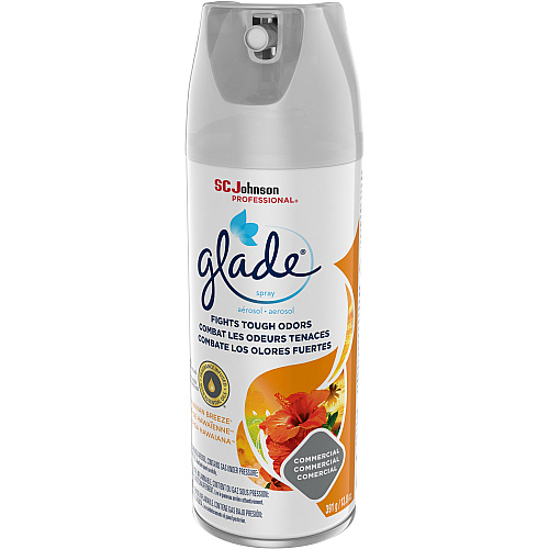 Glade Hawaiian Breeze Scent Air Spray Aerosol - 13.8 fl oz (0.4 quart) - Hawaiian Breeze - 1 Each - Odor Neutralizer (682263)