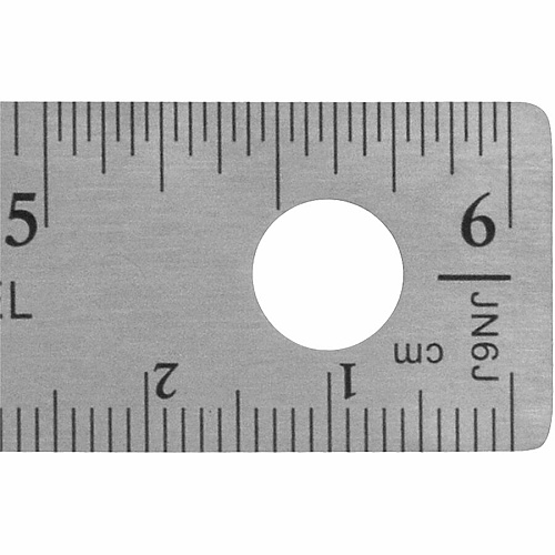 Westcott 6" Stainless Steel Rulers 6" Length x 0.8" Width - 1/16, 1/32 Graduations - Metric, Imperial Measuring System - Stainless Steel - Stainless Steel - 12 / Box (10414BX)