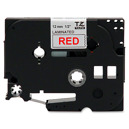 Brother P-touch TZe Laminated Tape Cartridges x 1/2" Width - Rectangle - White - Water Resistant - Laminated - Grease Resistant, Grime Resistant, Temperature Resistant - 2 / Bundle (TZE232BD)