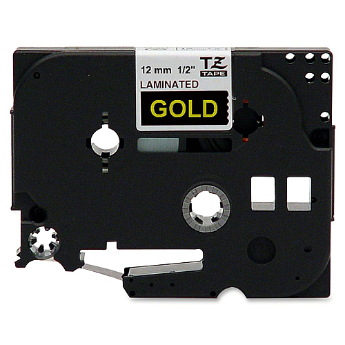 Brother P-touch TZe Laminated Tape Cartridges x 1/2" Width - Black - Water Resistant - Laminated - Grease Resistant, Grime Resistant, Temperature Resistant - 2 / Bundle (TZE334BD)