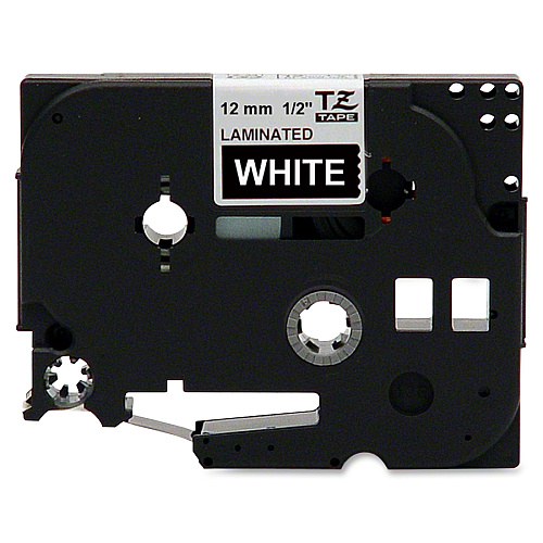Brother P-touch TZe Laminated Tape Cartridges x 15/32" Width - Rectangle - Black - Water Resistant - Laminated - 2 / Bundle (TZE335BD)
