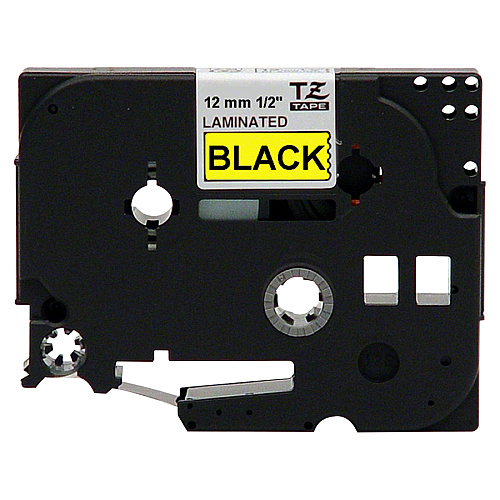 Brother P-touch TZe Laminated Tape Cartridges x 15/32" Width - Rectangle - Yellow - Water Resistant - Laminated - Grease Resistant, Grime Resistant, Temperature Resistant - 2 / Bundle (TZE631BD)