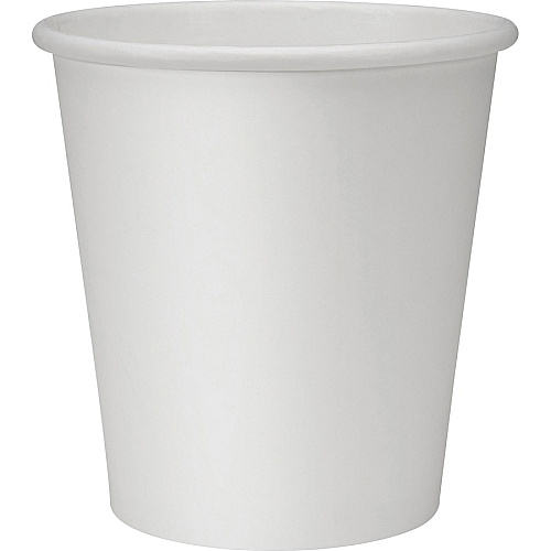 Genuine Joe 10 oz Disposable Hot Cups 10 fl oz - White - Polyurethane - Hot Drink, Beverage - 50/Pack - 5 / Bundle (GJO19046BD)